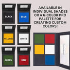 Mehron EDGE Face & Body Paint| Professional Water-Activated Face Paint Makeup | Made in the USA | For Cosplay, Halloween, & SFX (Mulit Color Palette)