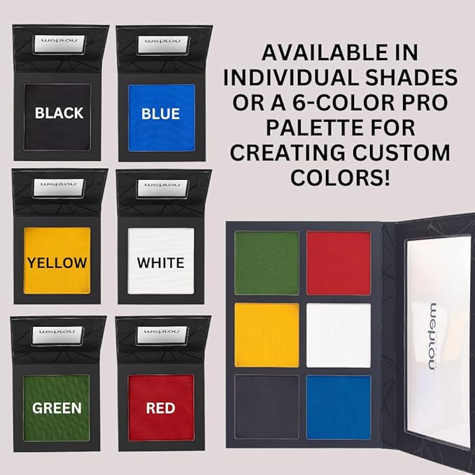 Mehron EDGE Face & Body Paint| Professional Water-Activated Face Paint Makeup | Made in the USA | For Cosplay, Halloween, & SFX (Mulit Color Palette)