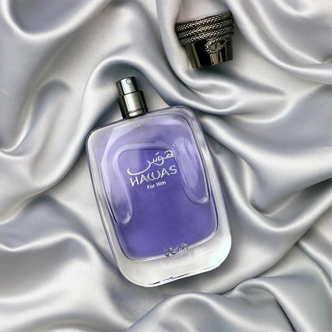 RASASI Hawas For Him EDP Spray 100ML (3.4 OZ) Long Lasting and Luxurious Scents for Men. (PACK OF 3)