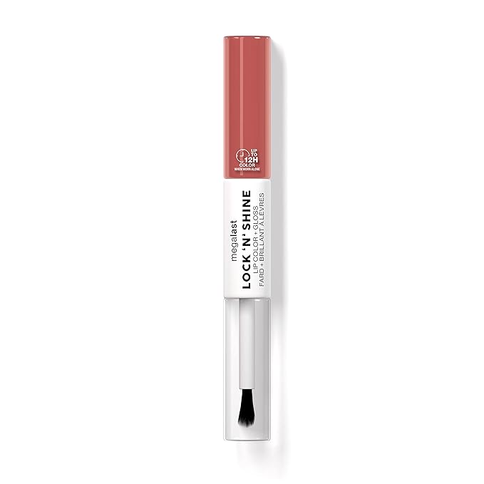 wet n wild Megalast Lock 'N' Shine Lip Color + Gloss Nude Illusion