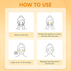 Under Eye Patches with Vitamin C & Caffeine 30 Pairs for Dark Circles, Fine Lines and Puffiness, with Niacinamide Hydra-Gel Collagen, Skin Care for Men & Women