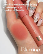 HOLIKA HOLIKA Butter Blur Lip Tint (04 ROSE) - Korean Matte Lip Tint, Lightweight High-Pigmented Lips, Velvety Silky Smooth K-Beauty Lip Makeup, Long Wearing Formula