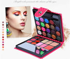32 Colors Eyeshadow Palette Makeup Contouring Kit Combination with Lipgloss, Blusher and Concealer #1 - Perfect for Professional and Daily Use