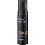 b.tan Violet Base Self Tanner Mousse | Love At First Tan - Best, 1 Hour Express Sunless Tanning Foam, Cancels Orange Tones, Dark Bronzing Glow, No Fake Tan Smell, Face & Body, 6.7 Fl Oz