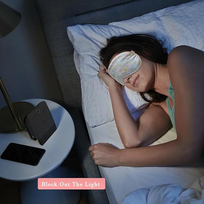 Warm cold eye mask silky