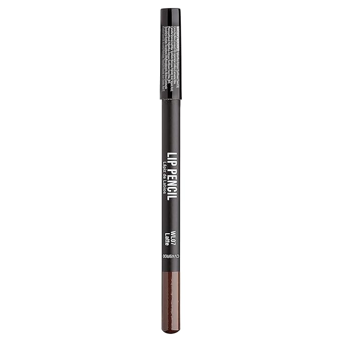 KISS New York Professional Slim Lip Pencil, Creamy Soft Lip Liner, Smooth Long-Lasting Rich Lip Color, Natural Lip Makeup, Water-Resistant Lip Crayon (Latte)