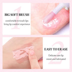 4 Pcs Crystal Jelly Lip Oil, Fruit Flavoured Hydrating