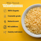 Yellow Beeswax Pellets 1lb (16oz), Pure, Lotions