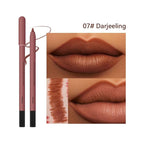 KISSIO Lip Liner,Creamy Lip Pencil,Long Lasting Lip Liner with Sharpener,Matte Finish,Smooth and Soft,Non-Dry,Easy to Use,Cruelty free,0.02 oz,07 Daejeeling