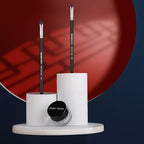 Eyeliner Brush Fine Angled - PRO Precision Gel Eye Liner Makeup Brush -Ultra Thin Slanted Flat Angle - Premium Cruelty Free Synthetic Bristles (E835 2piece)