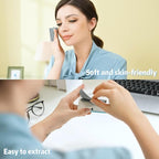 Premium Facial Oil Blotting Paper, 200 Counts - Natural Bamboo Charcoal Face Blotting Sheets, Easy Take Out Design - Top Handy Oil Absorbing Tissues - Oily Skin Care or Make Up Must Have!