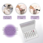 6 pcs dry manicure drill