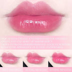 evpct 3Pcs Magic Color Changing Lipstick Long Lasting Waterproof 24 Hours Original for Women, Peach Strawberry Blueberry Pink PH Mood Permanent Color Changing Lipstick Lip Balm Gloss, labial magico