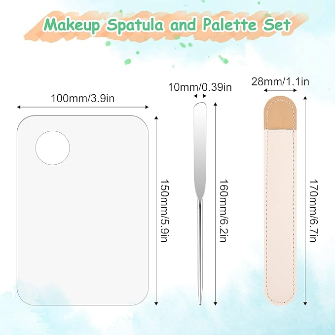 WXJ13 6 Pieces Makeup Spatula and Palette Set