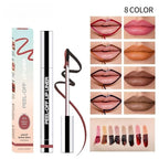 Longwear Peel-off Lip Stain Marker Peel Off with Vitamin E - Smudge-Resistant Lip Liner & Base for All Skin Types (05#)