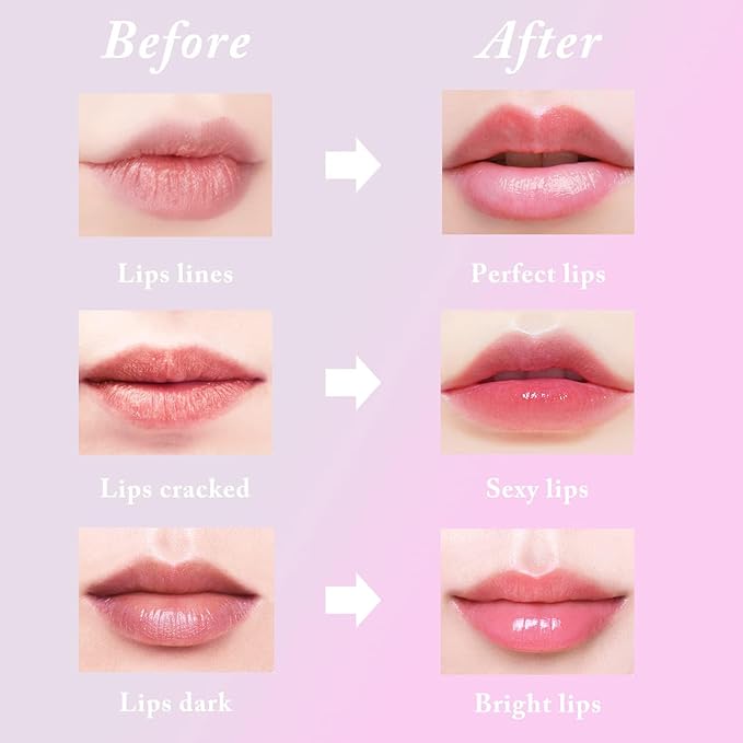 3PCS Bee Lip Balm Honey Lip Balm,Exfoliating Honey Pot Lip Balm Sleeping Lip Mask with Brush, Hydrating & Prevention Dry and Cracked, Lip Scrubs Exfoliator & Moisturizer