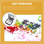 2pcs Empty Magnetic Eyeshadow Palette, Small Makeup Palette Lipstick Compact Containers Cosmetic Sample Storage Cases Magnetic Pallete for Makeup
