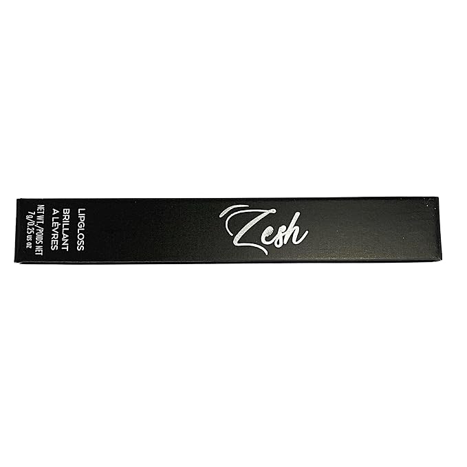 Zesh Cocoa Shine Lip Gloss - Enriched with antioxidant vitamin E and natural vanillin extract, 7g, Made in Canada
