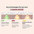 Wrinkle-fit Tangle Eye Cream, Chargable Device Tip + Protein Collagen Eye Cream, All-in-One Under Eye Treatment, 0.67 fl oz, Eye Massager (Cream+Device)