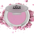 ZUZU LUXE Mineral Blush (Nymph - Vivid Pastel Pink/Cool Shimmer), Natural, Paraben Free, Vegan, Gluten-free, Cruelty-free, Non GMO, 0.1 oz