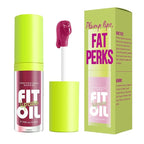 8 Colors Lip Oil Lip Glaze, Hydrating Lip Glow Oil Big Brush Head Shiny Moisturizing Lip Gloss, Long Lasting Non-sticky Fresh Transparent Tinted Plumping Lip Oil (# 04)