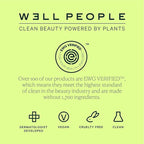 Well People Power Palette Eyeshadow, Five Long-wear, Hyper-pigmented Matte & Shimmer Shades For Intense Color, Vegan & Cruelty-free, Violet