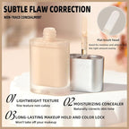 AKARY Moisturizing Precision Concealer, Lightweight & Breathable Cover-up Cream Moist Concealer, Cover Dark Circles Multi-Use Camouflage Cream, Creamy Texture Full Coverage Conceals(02#Skin Tone)