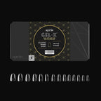 Apres Gel-X® Round Box of Nail Tips | 280 Gel-X Tips, Soft Tips, 14 Sizes 00-9 | Half-sizes Included (Sculpted Round Short, 280.00 Fl Oz (Pack of 1))