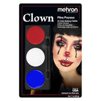 Mehron Makeup Tri-Color Character Makeup Palette | Halloween, 7 oz