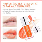 Hydrating Lip Glow Oil, Moisturizing Lip Glow Oil, Nourishing Glossy Transparent Lip Oil, Plumping Lip Oil, Lip Balm, Non-sticky Tinted Toot Lip Balm for Lip Care (ALOE) 0.2 OZ