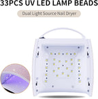 48w cordless uv led nail