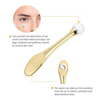 EXCEART 6pcs Metal Makeup Spatula Mini Spoon Eye Cream Massage Sticks Beauty Scoop for Facial Cosmetic Face Cream