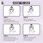 7E Wellness:Anti-Aging Peptide Serum, Anti-Wrinkle Copper Peptide Serum With Hyaluronic Acid & Polypeptides - Supports Collagen & Elastin Production | Brightening, Firming & Hydrating for Face