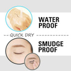 Heroine Make by KISSME Waterproof Smooth Liquid Eyeliner, Japanese Eye Makeup for Smudge-free, Super Keep Brown Black