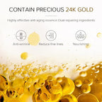 AKARY 24K Gold Eye Serum, Under-eye Firming Serum for Reduces Puffy Eyes, Dark Circles, Fine Lines, Under Eye Bags, Tightening, Hydrating Face Serum, Treatment for Skin Care with Nicotinamide and Vitamin E
