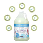 Ginger Lily Farms Botanicals Nourishing Body Wash, Island Tranquility, 100% Vegan & Cruelty-Free, Green Tea & Lemongrass Scent, 1 Gallon Refill (128 fl. oz.)