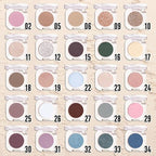 Pear White Shimmer Single Eyeshadow Makeup, Neutral Powde Eye Shadow for Women, Sparkly Pearl Glitter Singles Eyeshadow Palette Pigmented Waterproof, sombras para ojos, Girls Eyeshadows Gift 23