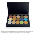 3-Layer Book Shaped Magnetic Eyeshadow Palette Large Empty Makeup Storage Box