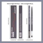 Mousse Lip Liner Pencil, Long Wear Lip Liner Velvet Matte Creamy Long Lasting Lip Liner Pencil, Dual-Ended Full Coverage Lip Liner with Lip Brush, High Pigment & Smudge-proof Lip Pencil Makeup(02#)