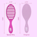 Wet Brush Speed Dry Hair Brush, Purple, Vented Design & Soft HeatFlex Bristles, Blow Dry Safe, Ergonomic Handle Manages Tangles & Uncontrollable Strands, Pain-Free Hair Accessories