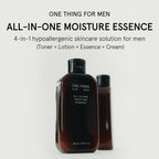 ONE THING FOR MEN All in One Moisture Essence 5.07 Fl Oz | 4-in-1 Soothing Mens Face Moisturizer, Toner, Aftershave Lotion, Daily Hydrating Serum, HA Hyaluronic Acid, Barrier Relief | Korean Skin Care