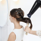 Round Brush for Blow Drying, Nano Thermal Ceramic & Ionic Tech Hair Brush with Boar Bristles, Professional Round Barrel Brush for Styling,Curling and Straightening by Sndyi (2 Inch, Barrel 1 Inch)