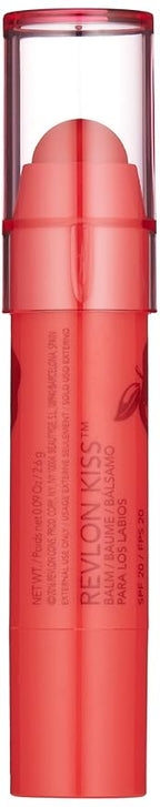 Revlon Lip Balm, Kiss Tinted Lip Balm, Face Makeup With Lasting Hydration, SPF 20, Infused With Natural Fruit Oils, 030 Crisp Apple, 0.09 Oz