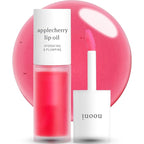 NOONI Korean Hydrating Lip Oil - Applecherry | Long-Lasting, Moisturizing, Plumping, Revitalizing for Dry Lips, Waterproof, No Peel Off, Hydrating, Nourishing Crystal Clear, 0.12 FL Oz