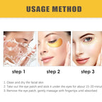 30 pairs 24k gold eye