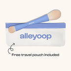 Alleyoop Overachiever 4-in-1 Travel Makeup Brush Set – Powder, Blending, Precision & Complexion Brushes – Mini Makeup Brush for Women, Vegan, Multi-Use & Travel-Friendly Makeup Tool