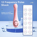 Handheld Eye & Face Electric Massager Wand-Vibration, Firm Tone, Eye Fatigue, Puffy Eyes Dark Circles Eye Bags, Skin Care Tool for Eyes, Beauty Products Absorption, Acupressure-Pink