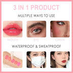 6Colors Peach Lip Tint Stain Set,Water Lip Tint Gloss