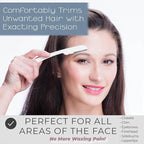 Dermaplaning Tool (9 Count) – Easy to Use Dermaplane Razor for Face – Precision Facial Razor for Eyebrows & Peach Fuzz - Gentle Exfoliating Shaver for Smooth, Radiant Skin