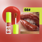 8 Colors Lip Oil Lip Glaze, Big Brush Lip
